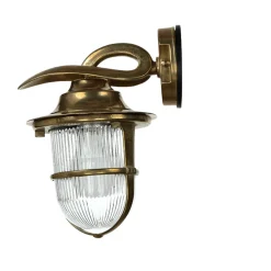 Outlet Lido Rustikale Außenwandleuchte aus Echt-Messing KORFU