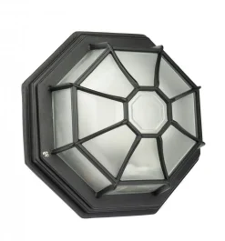 SU-MA Rustikale Deckenlampe außen IP43 Aluminium Glas* Rustikale Lampen|Metall Lampen