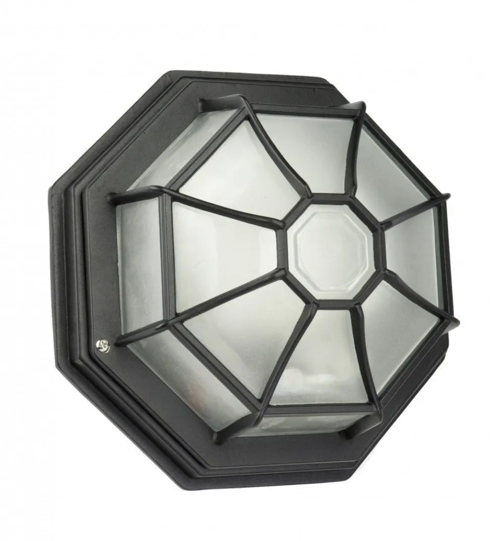 SU-MA Rustikale Deckenlampe außen IP43 Aluminium Glas* Rustikale Lampen|Metall Lampen