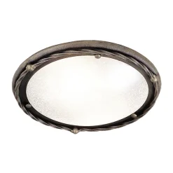 Elstead Rustikale Deckenleuchte ANOUK Antik Gold Ø30cm* Deckenleuchten|Flurlampen