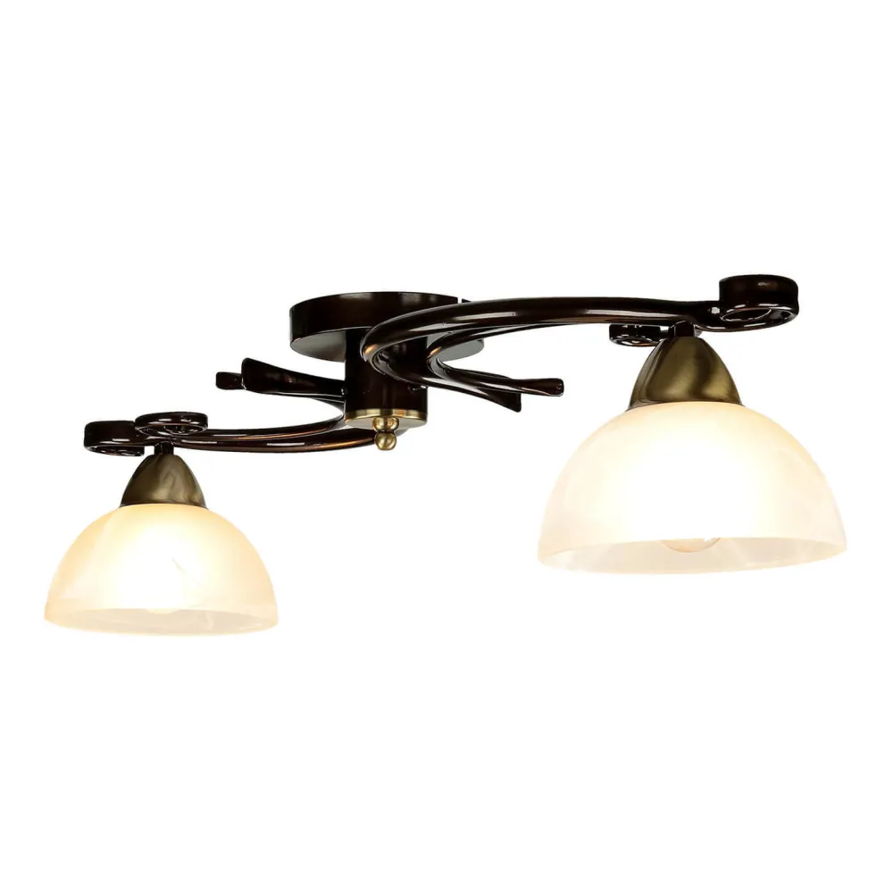 Discount Easylight Rustikale Deckenleuchte Schwarz Weiß AURORA