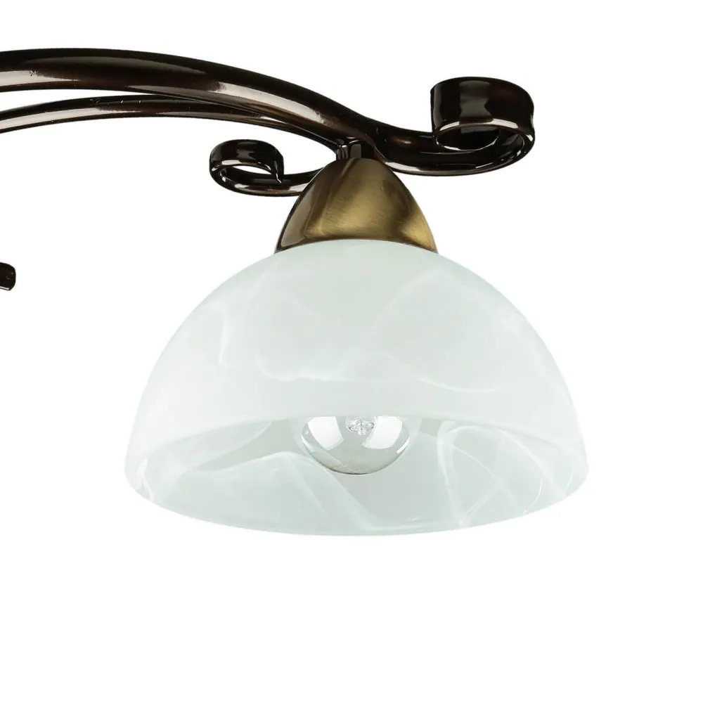 Discount Easylight Rustikale Deckenleuchte Schwarz Weiß AURORA