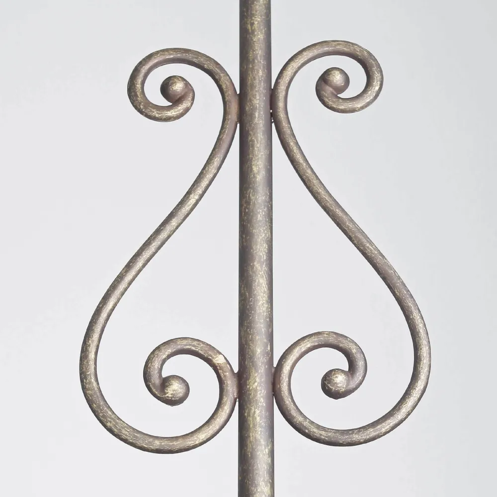 Giovanni Battista Rustikale Deckenleuchte Stoffschirm Handarbeit* Deckenleuchten|Flurlampen