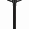 Lido Rustikale Gartenlampe Schwarz 82cm hoch Aluminium* Außenleuchten Antik|Gartenlaternen