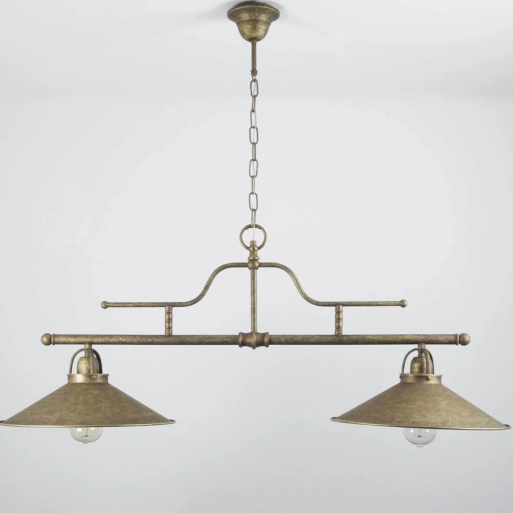 Giovanni Battista Rustikale Hängeleuchte Country Bronze Antik* Metall Lampen|Messinglampen