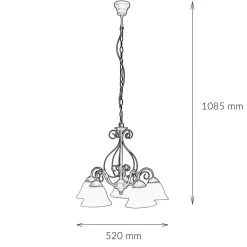 Easylight Rustikale Hängeleuchte E14 ATHEN* Hängelampen|Esszimmer Lampen