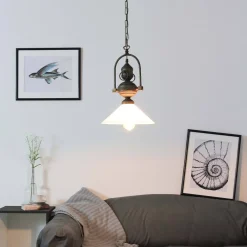 Giovanni Battista Rustikale Hängeleuchte Pendellampe E27 Fiordo