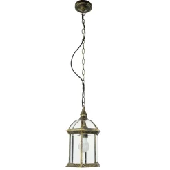 Easylight Rustikale Pendelleuchte Gold Antik für Außen WIEN* Rustikale Lampen|Hängeleuchten Außen