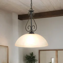 Online Easylight Rustikale runde Hängeleuchte E27 ATHEN