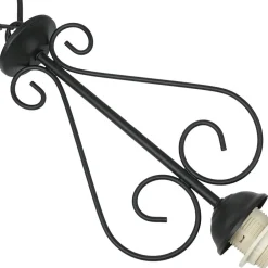 Online Easylight Rustikale runde Hängeleuchte E27 ATHEN