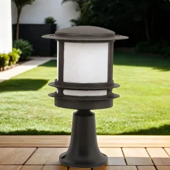 Outlet Lido Rustikale Sockelleuchte außen 35cm regengeschützt