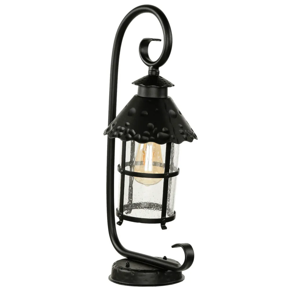 SU-MA Rustikale Sockelleuchte außen 54cm regenfest E27* Metall Lampen|Rustikale Lampen