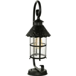 SU-MA Rustikale Sockelleuchte außen 54cm regenfest E27* Metall Lampen|Rustikale Lampen