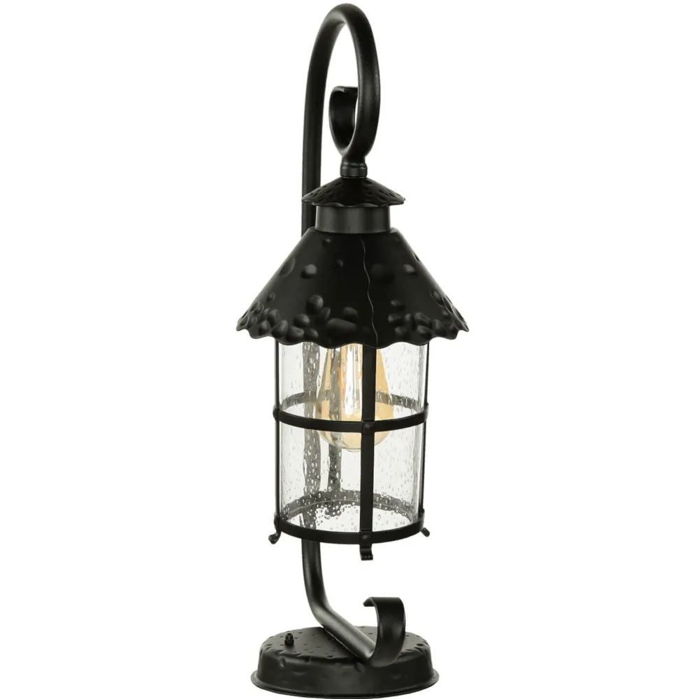 SU-MA Rustikale Sockelleuchte außen 54cm regenfest E27* Metall Lampen|Rustikale Lampen