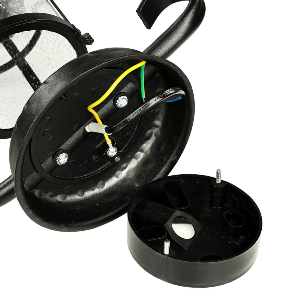 SU-MA Rustikale Sockelleuchte außen 54cm regenfest E27* Metall Lampen|Rustikale Lampen