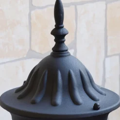 Rabalux Rustikale Sockelleuchte MILANO Schwarz 43cm IP43* Rustikale Lampen|Wegeleuchten