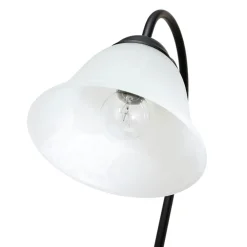 Easylight Rustikale Tischlampe Schwarz Alabaster H:43cm ATHEN