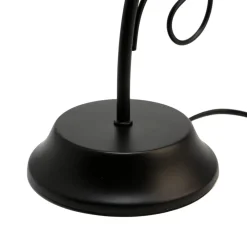 Easylight Rustikale Tischlampe Schwarz Alabaster H:43cm ATHEN