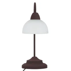 Trio Reality Rustikale Tischleuchte Country rostfarbig* Glaslampen|Rustikale Lampen