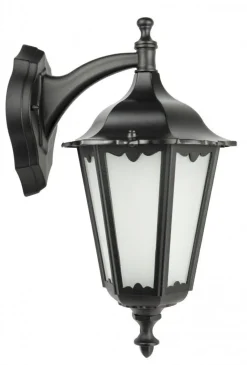 SU-MA Rustikale Wandlampe außen IP43 Aluminium Glas