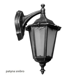 SU-MA Rustikale Wandlampe außen IP43 Aluminium Glas