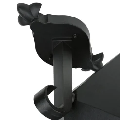 SU-MA Rustikale Wandlaterne BAARLE IP43 Ornamentglas* Metall Lampen|Rustikale Lampen