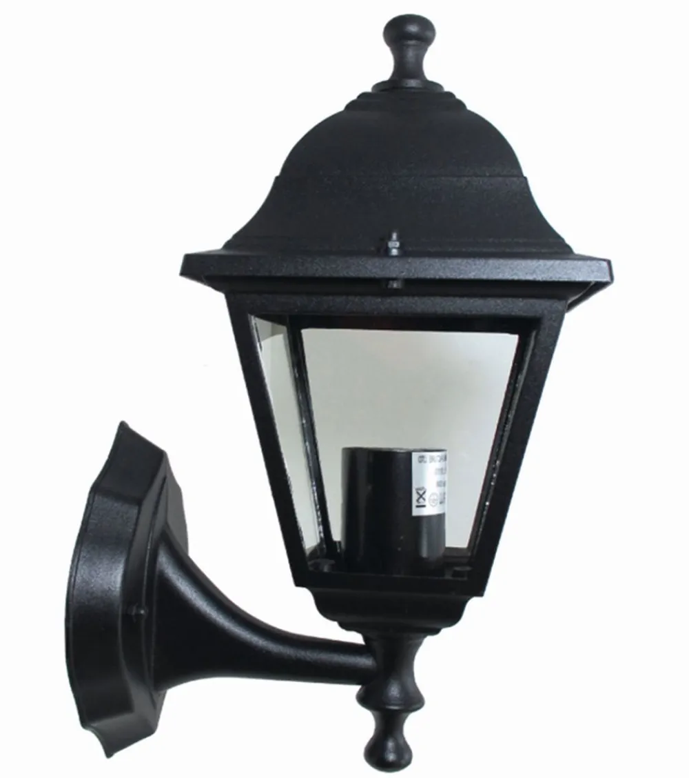 Lido Rustikale Wandleuchte Außen Schwarz E27 IP44 Garten Haus* Außenleuchten Antik|Außenwandleuchten