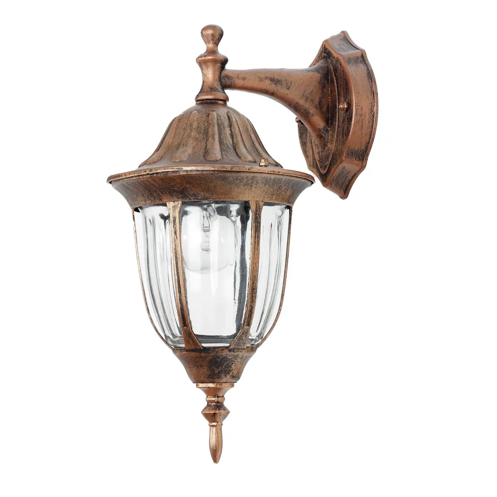 Easylight Rustikale Wandleuchte Außen Kupfer Antik MILANO
