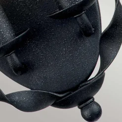 Online Elstead Rustikale Wandleuchte Metall 41,8 cm Shabby Grau 2x E14