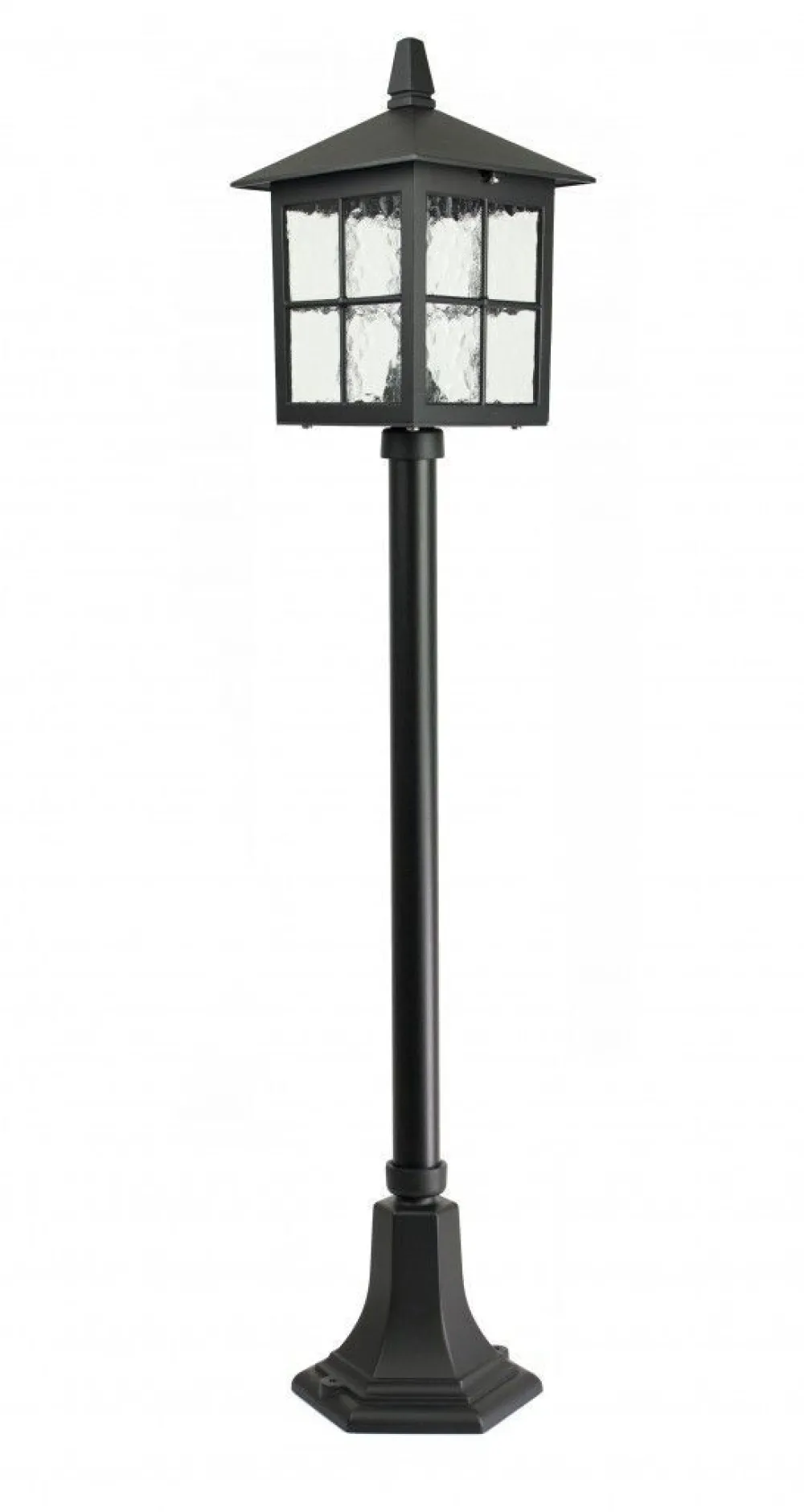 SU-MA Rustikale Wegeleuchte BAARLE Schwarz IP43* Außenleuchten Antik|Gartenlaternen