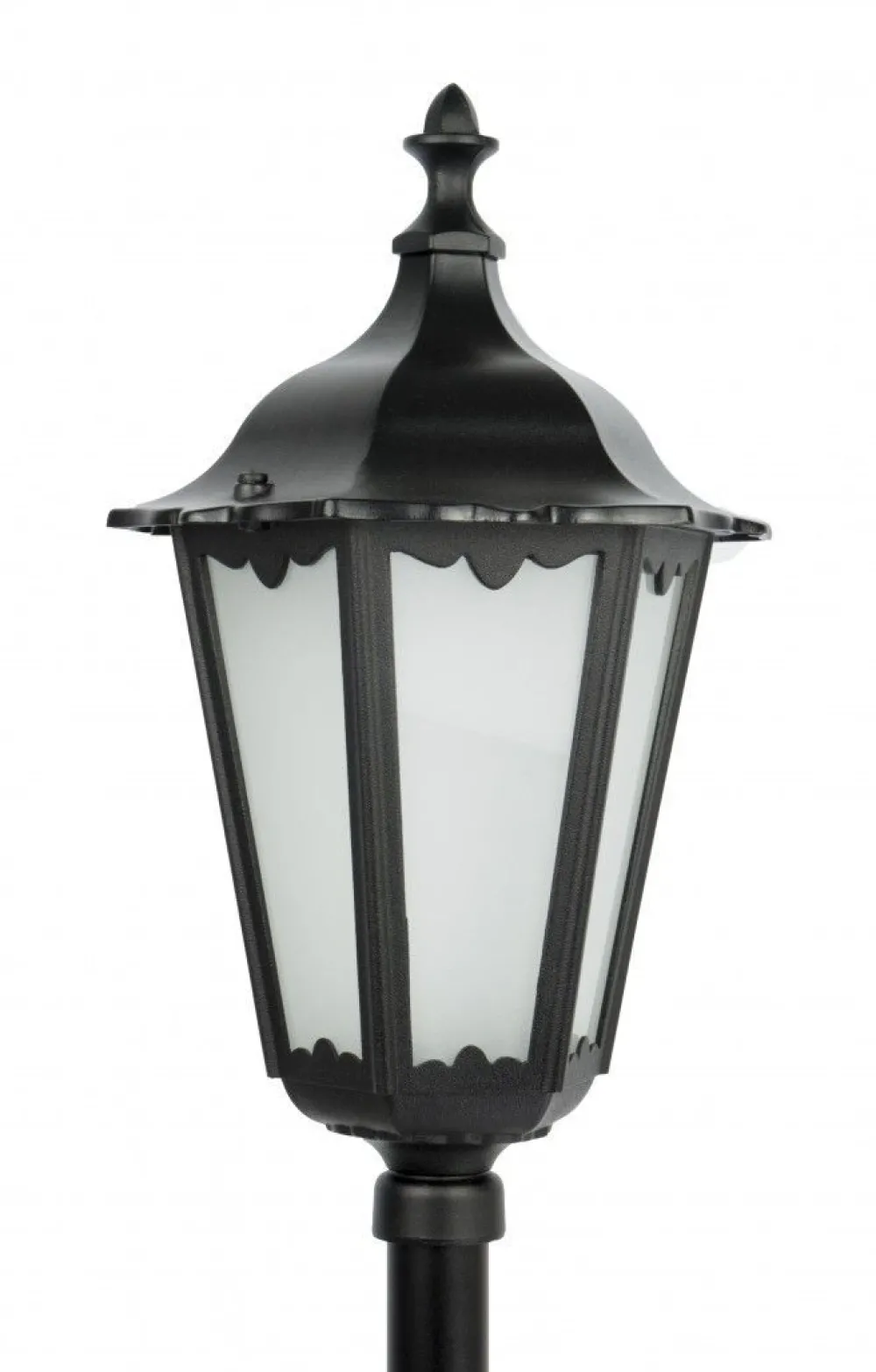 SU-MA Rustikale Wegeleuchte Schwarz 164cm IP43 E27* Außenleuchten Antik|Gartenlaternen