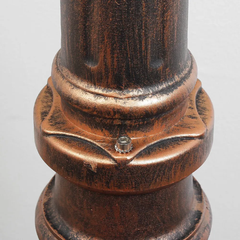 Best Easylight Rustikaler Kandelaber BREST Kupfer Antik 2 armig E27