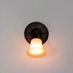 Rabalux Rustikaler Wandspot Glasschirm E14* Wandleuchten|Flurlampen