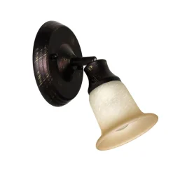 Rabalux Rustikaler Wandspot Glasschirm E14* Wandleuchten|Flurlampen