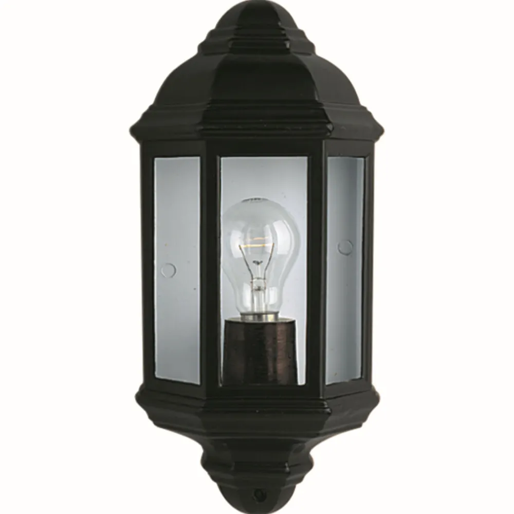 Outlet Searchlight Schiffslampe Außenleuchte Wandlaterne flach schwarz