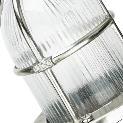 Online Lido Schiffslampe Messing in Nickel Außen Hof Balkon