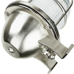 Online Lido Schiffslampe Messing in Nickel Außen Hof Balkon