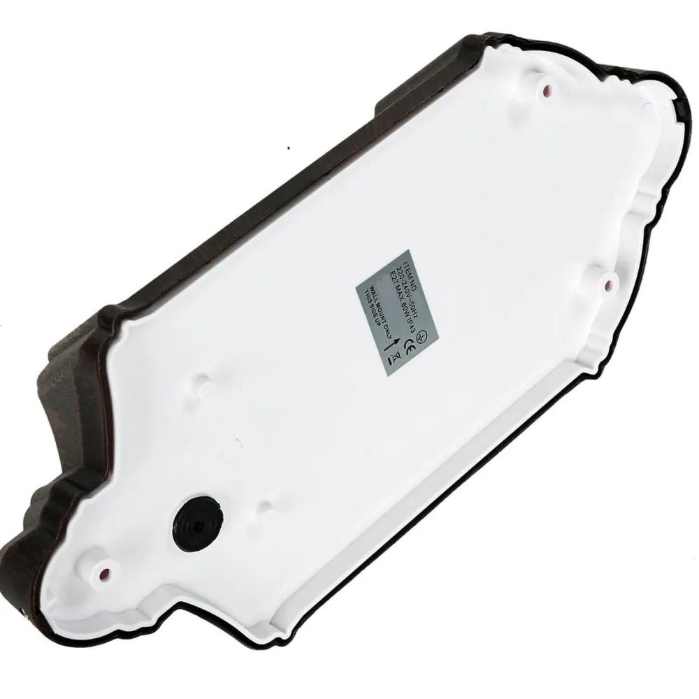 Easylight Schiffslampe Wandleuchte Außen Schwarz Braun LIVORNO* Rustikale Lampen|Maritime Lampen