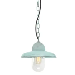 Elstead Schiffsleuchte Außen aus Messing Grün antik IP44* Außenleuchten Antik|Außenleuchten Messing