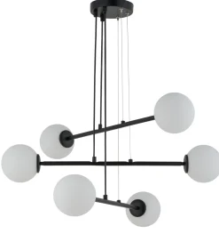 Clearance Sigma Schirm Pendelleuchte Metall Glas blendarm 6-flammig