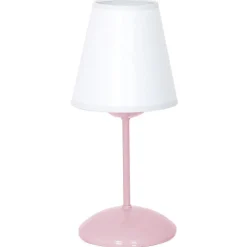 Luminex Schlichte Tischleuchte NIGHT in Rosa* Tischlampen|Schlafzimmer Lampen