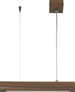 Best Sigma Schmale Pendelleuchte Futura aus Holz Modern LED