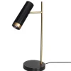 By Rydéns Schreibtischlampe Gold Schwarz 49 cm Metall GU10 verstellbar* Bürolampen|Schlafzimmer Lampen