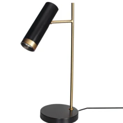 By Rydéns Schreibtischlampe Gold Schwarz 49 cm Metall GU10 verstellbar* Bürolampen|Schlafzimmer Lampen