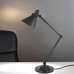 Outlet Elstead Schreibtischlampe ISMENE Bronze Antik 66cm Leuchte