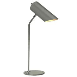 Elstead Schreibtischlampe LEYRE Grau H:58cm Design Lampe* Tischlampen|Bürolampen