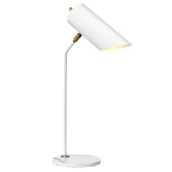 Elstead Schreibtischlampe LEYRE Weiß H:58cm Lampe Büro* Tischlampen|Bürolampen