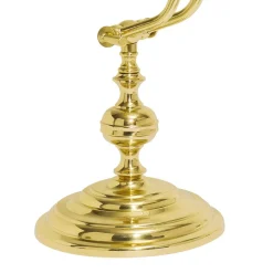 Giovanni Battista Schreibtischlampe Messing poliert 38 cm schwenkbar E14* Tischlampen|Badezimmer Lampe