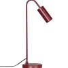 By Rydéns Schreibtischlampe Metall 51 cm hoch Dunkelrot GU10* Bürolampen|Schlafzimmer Lampen