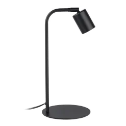 TK Lighting Schreibtischlampe Metall 40 cm klein Schwarz verstellbar* Tischlampen|Bürolampen